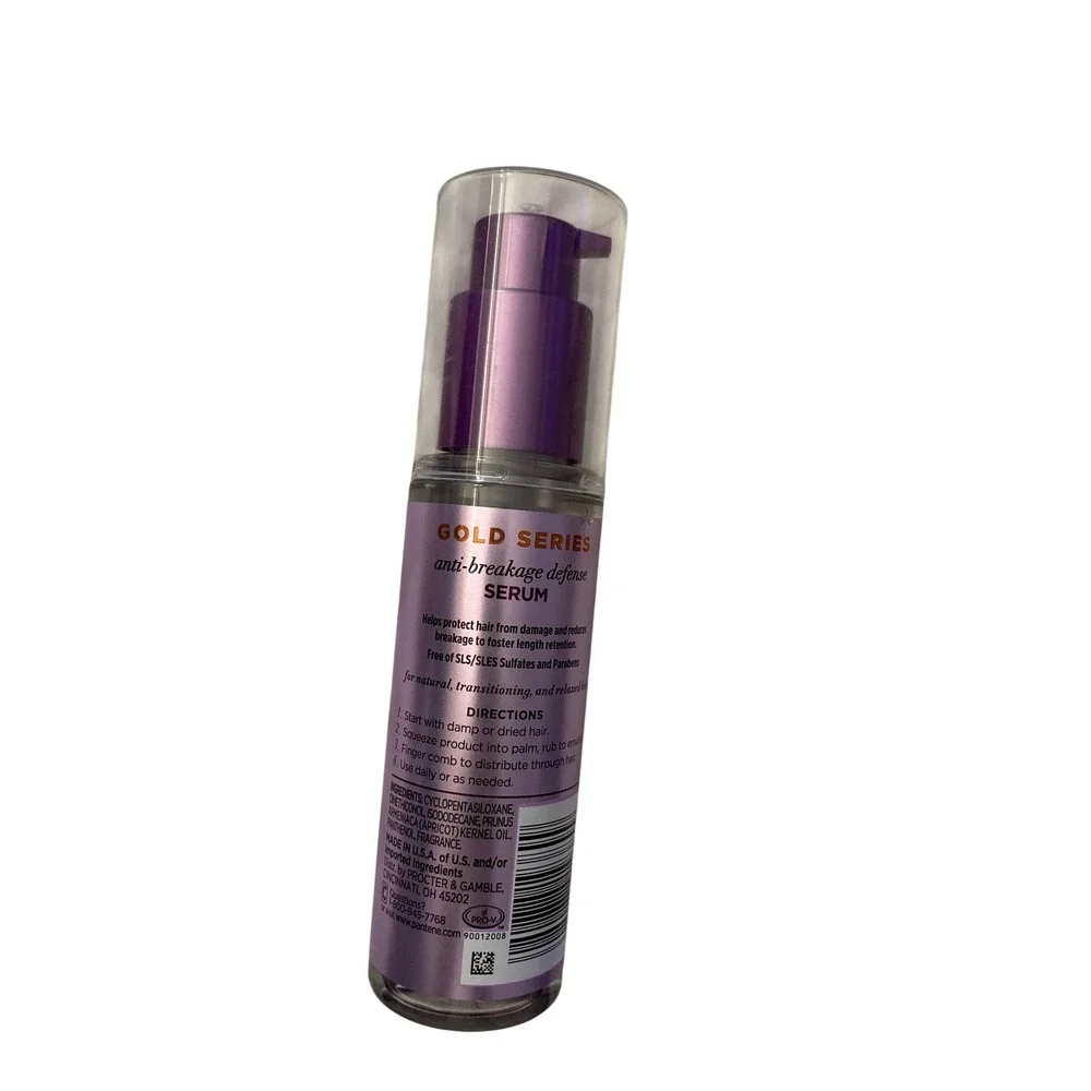 Pantene Gold Series New Lengths Anti-Breakage Defense Serum 3.0 FL OZ Haircare
